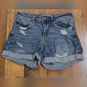 KanCan Distressed Jean Shorts Size 26